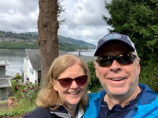 we were still able to come together in spirit at Crossroads Hospice Society in Summerland, BC