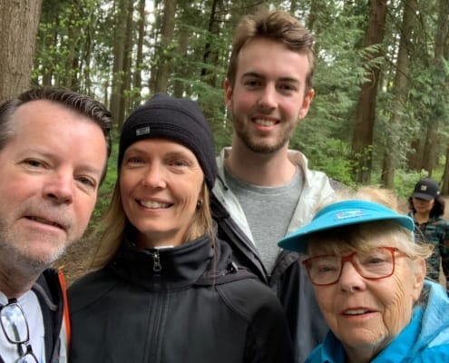 Mike c family pic in Canstar Fire & Flood at Summerland, BC